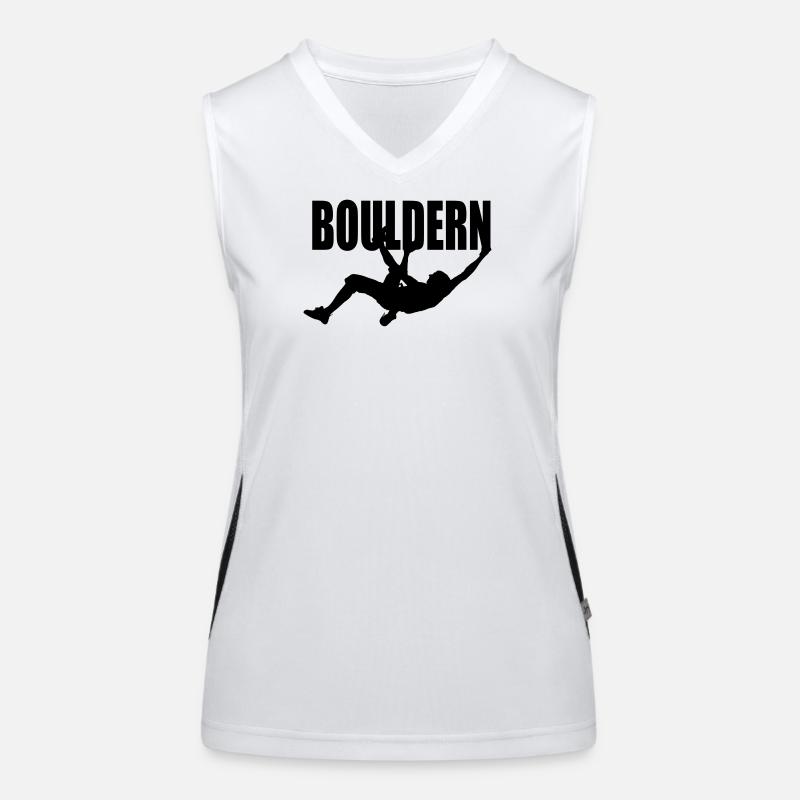 Bouldern Funktionelles Kontrast-Tank Top für Frauen