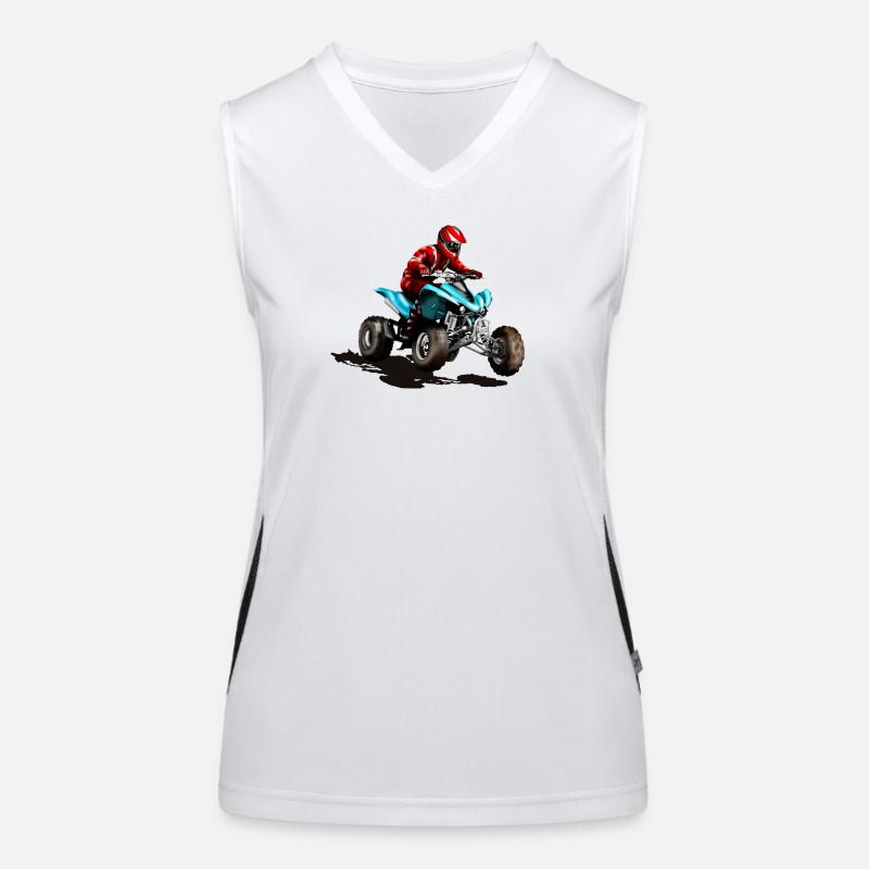 Quad Funktionelles Kontrast-Tank Top für Frauen