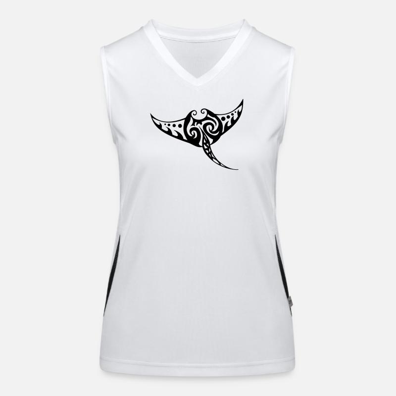 Manta Rochen Funktionelles Kontrast-Tank Top für Frauen