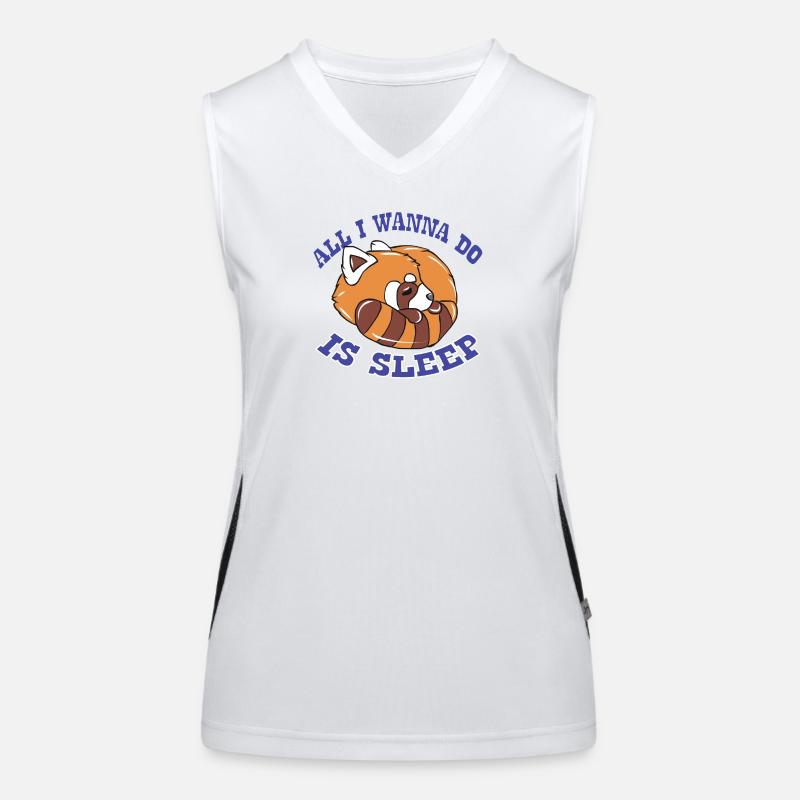 Red panda Women's Functional Contrast Tank Top