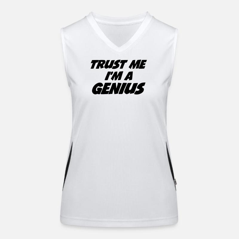 Trust me I'm a Genius Débardeur respirant contrasté Femme