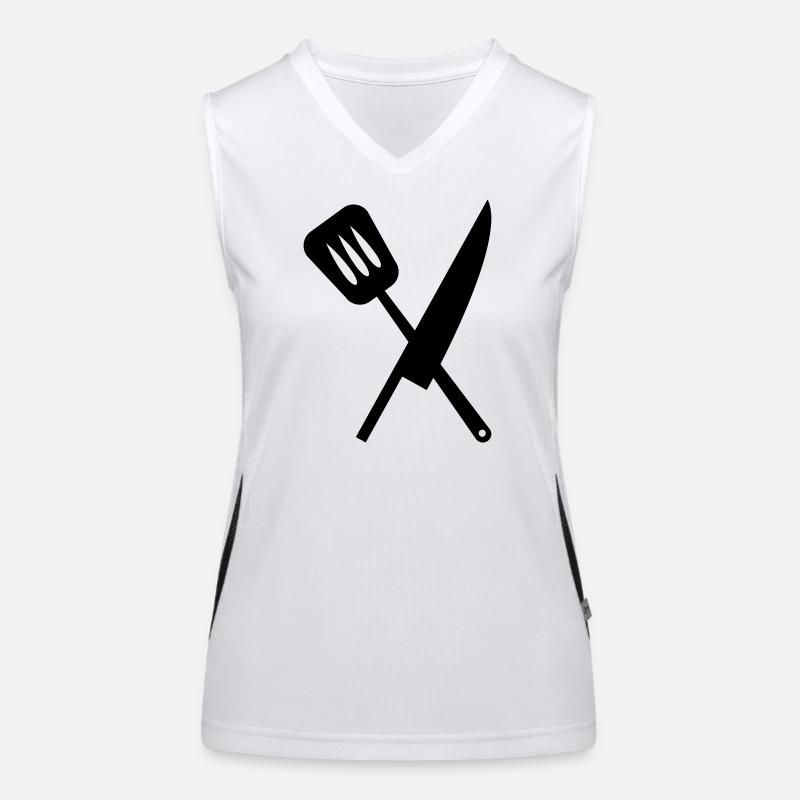 Cuisine Funktionelles Kontrast-Tank Top für Frauen