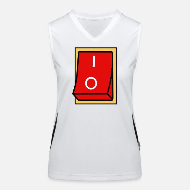 ON - OFF SWITCH Women's Functional Contrast Tank Top