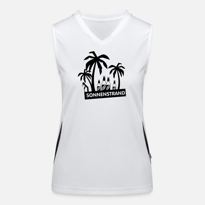 Malle,mallorca,party,gold beach,2014,holiday,drink Women's Functional Contrast Tank Top