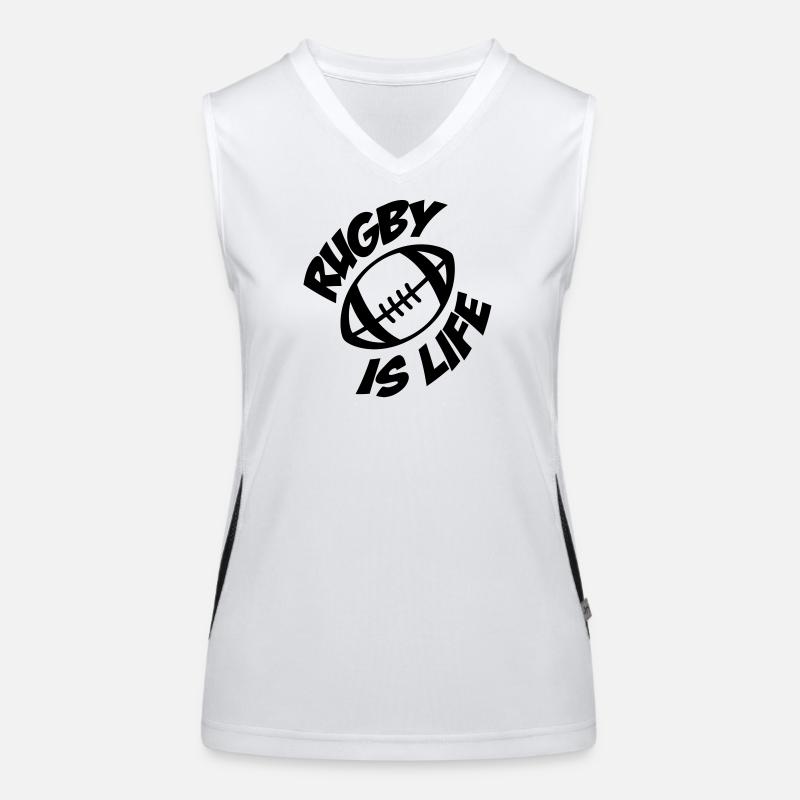 Rugby Funktionelles Kontrast-Tank Top für Frauen