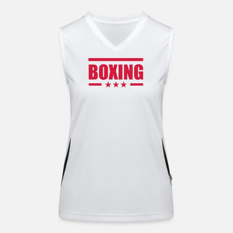 Boxing Débardeur respirant contrasté Femme