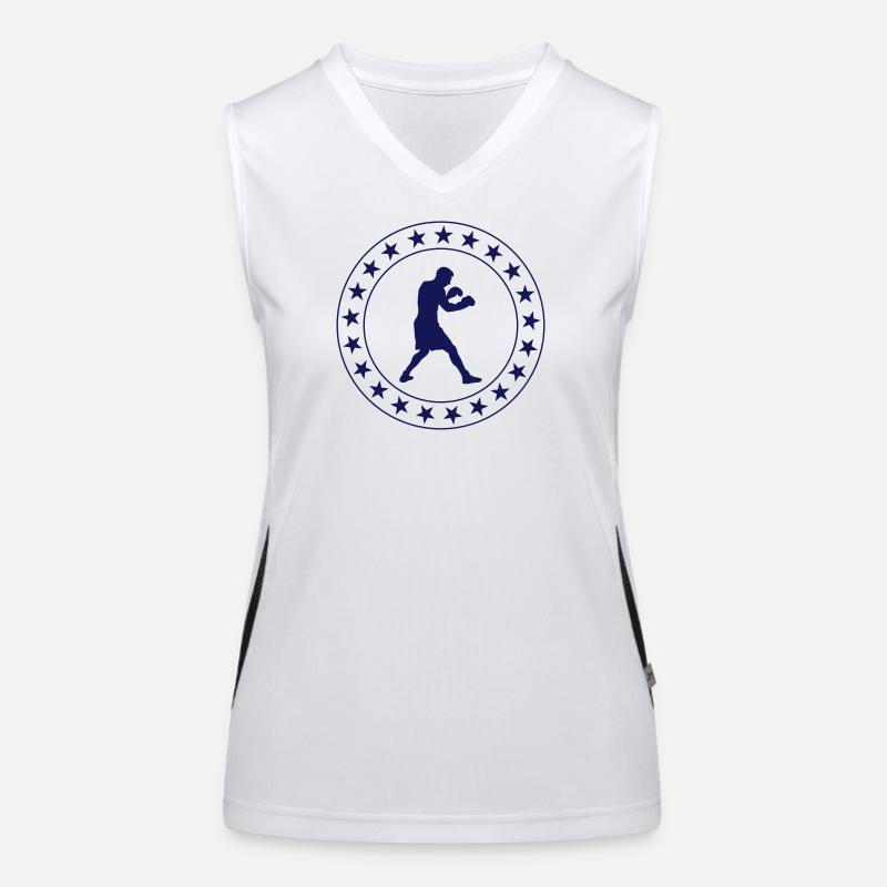Boxing / Boxen / Boxe Débardeur respirant contrasté Femme
