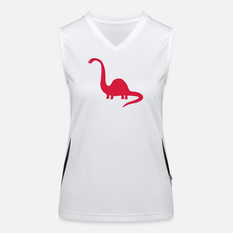 dinosaur Women's Functional Contrast Tank Top