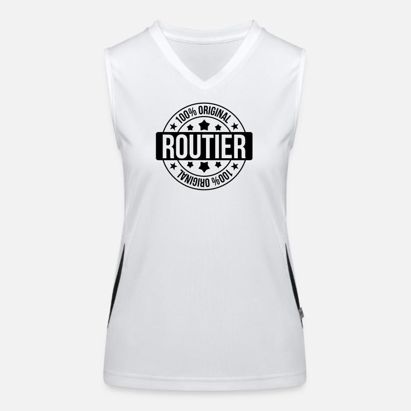 Routier Débardeur respirant contrasté Femme