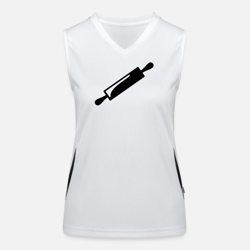 Rolling pin Women's Functional Contrast Tank Top
