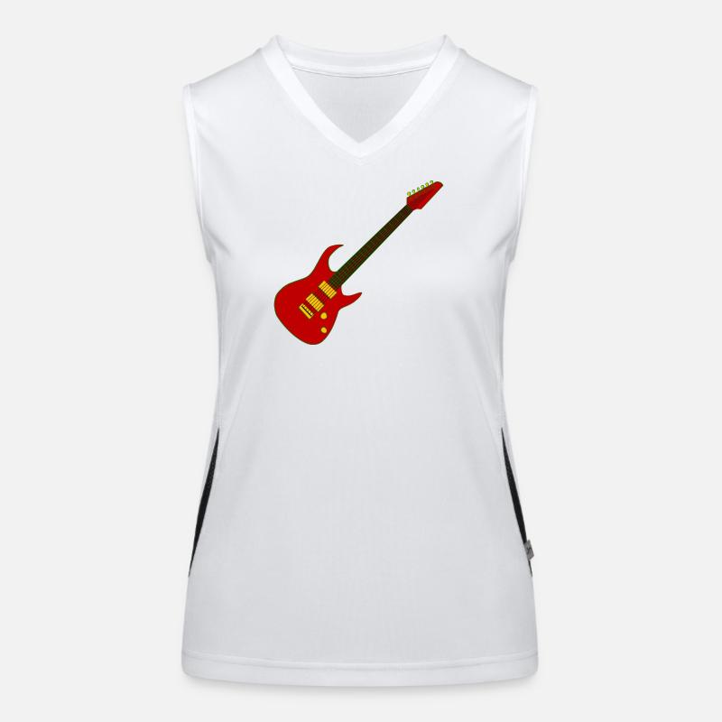 guitare Débardeur respirant contrasté Femme