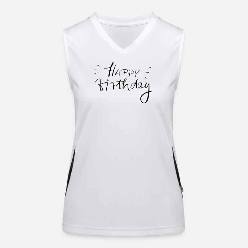 happy Birthday Women's Functional Contrast Tank Top