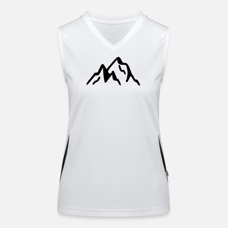 mountains Women's Functional Contrast Tank Top