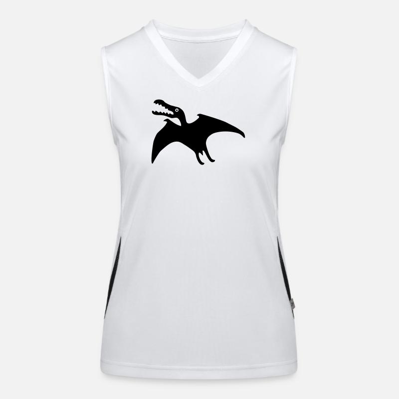 dinosaur Women's Functional Contrast Tank Top
