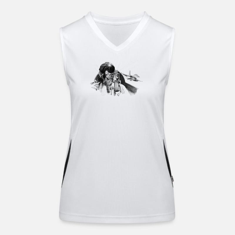 Fighter pilot Women's Functional Contrast Tank Top