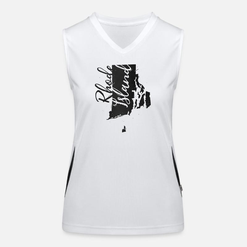 Rhode Island Funktionelles Kontrast-Tank Top für Frauen