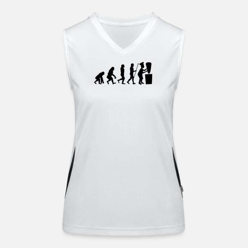 Brochette brochette brochette kebab Evolution Débardeur respirant contrasté Femme