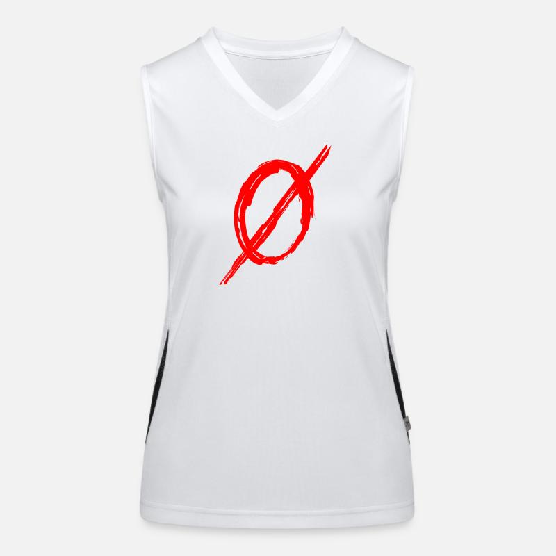 Zero Blood Débardeur respirant contrasté Femme