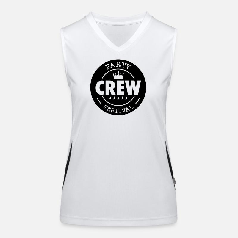 festival crew Women's Functional Contrast Tank Top