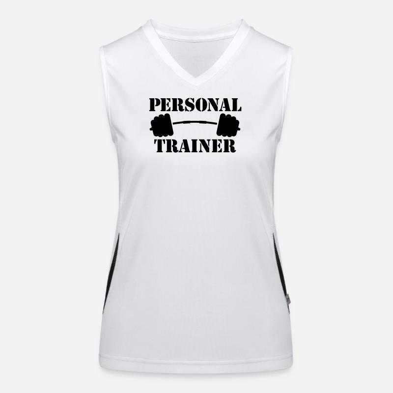 personal trainer Funktionelles Kontrast-Tank Top für Frauen