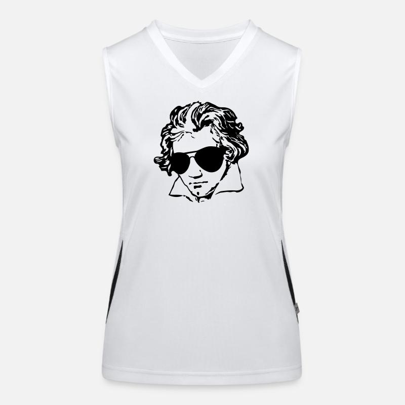 Beethoven Swag Débardeur respirant contrasté Femme