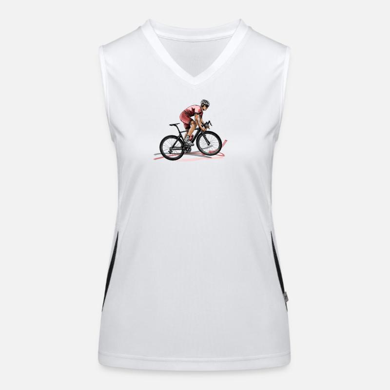 racing bicycle Débardeur respirant contrasté Femme