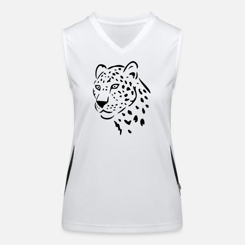 leopard Women's Functional Contrast Tank Top