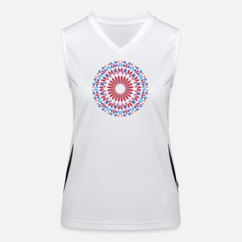 Mandala Débardeur respirant contrasté Femme
