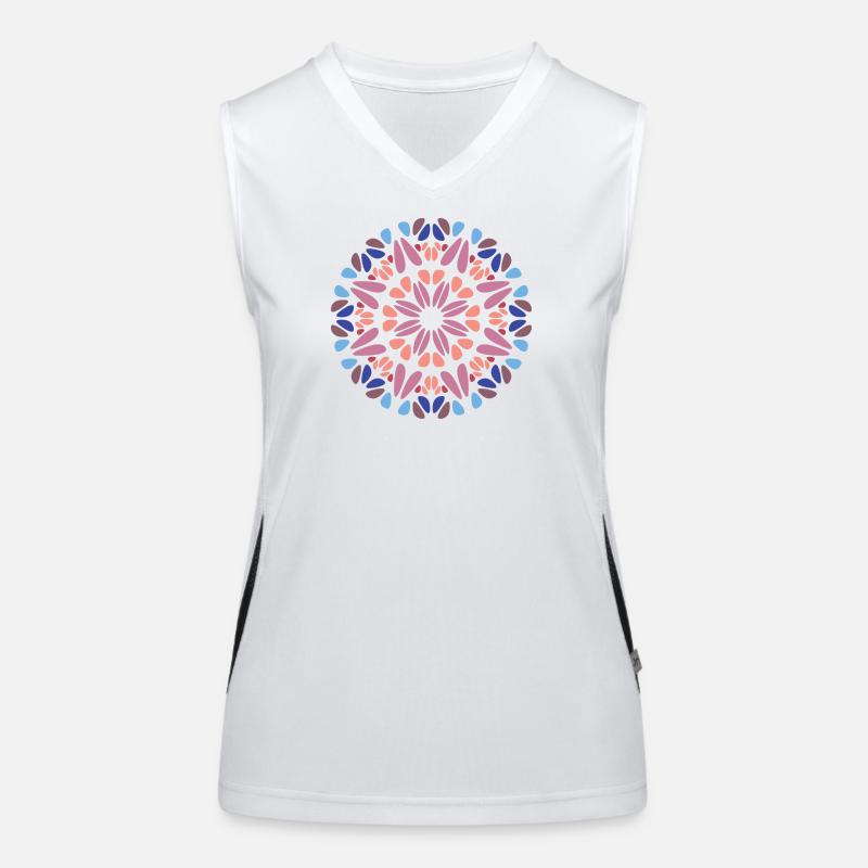 Mandala Débardeur respirant contrasté Femme