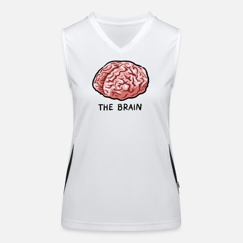 THE BRAIN Funktionelles Kontrast-Tank Top für Frauen
