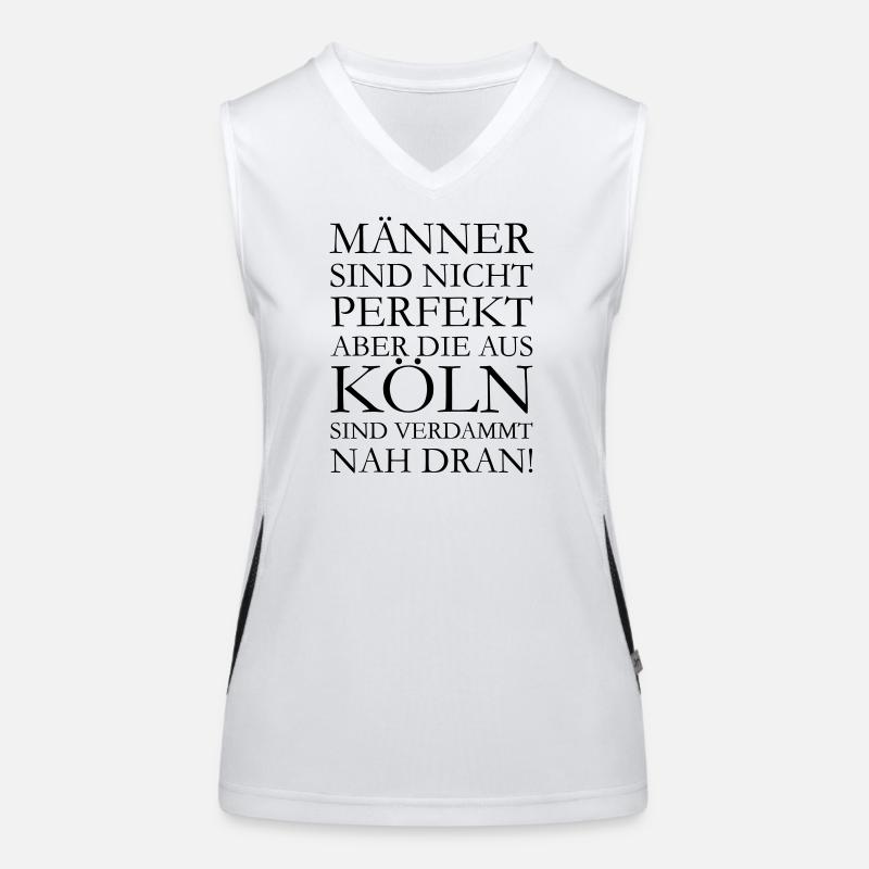 Männer aus Köln Funktionelles Kontrast-Tank Top für Frauen