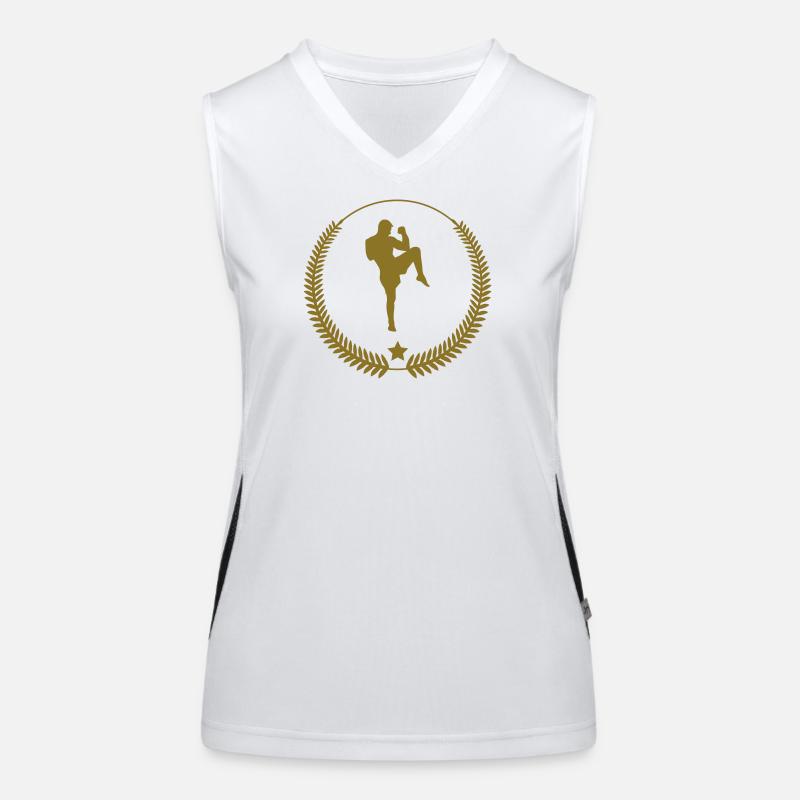 Kickboxing / Kickboxer / Kick Boxing / Kick Boxer Women's Functional Contrast Tank Top