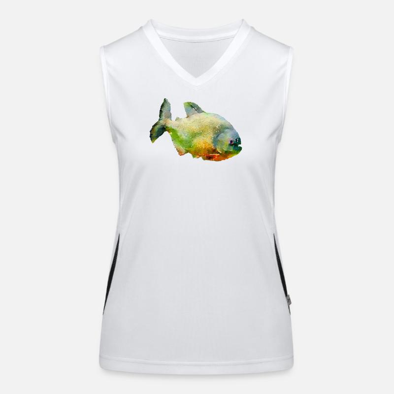 piranha Débardeur respirant contrasté Femme