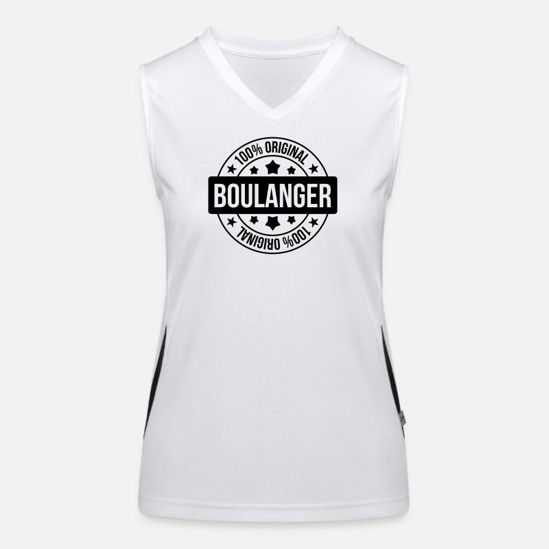 Baker / Bakery / Bäckerei / Boulanger / Bread Women's Functional Contrast Tank Top