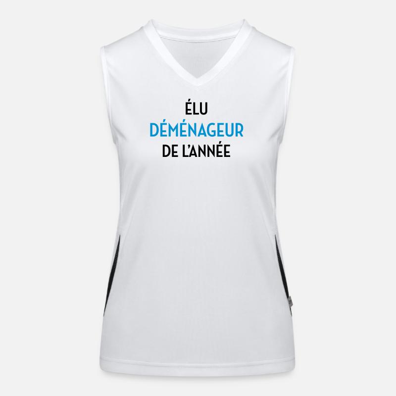 frachtführer / möbelpacker / mover / bewegen Funktionelles Kontrast-Tank Top für Frauen