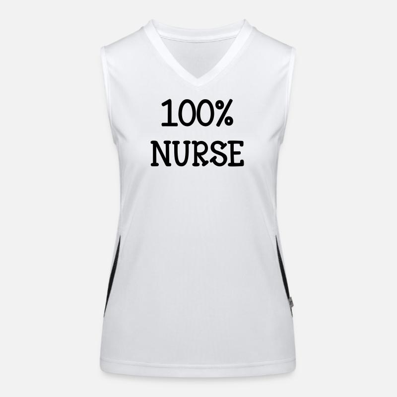 Krankenschwester / Mediziner / Doctor / Funktionelles Kontrast-Tank Top für Frauen
