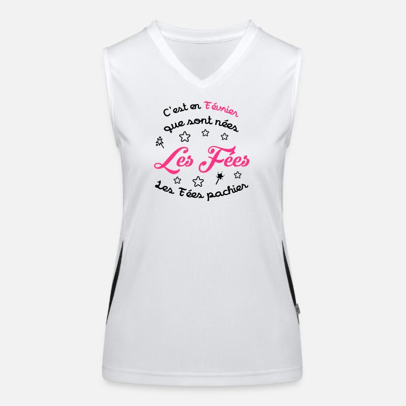 fille / fée / princesse / bébé Débardeur respirant contrasté Femme