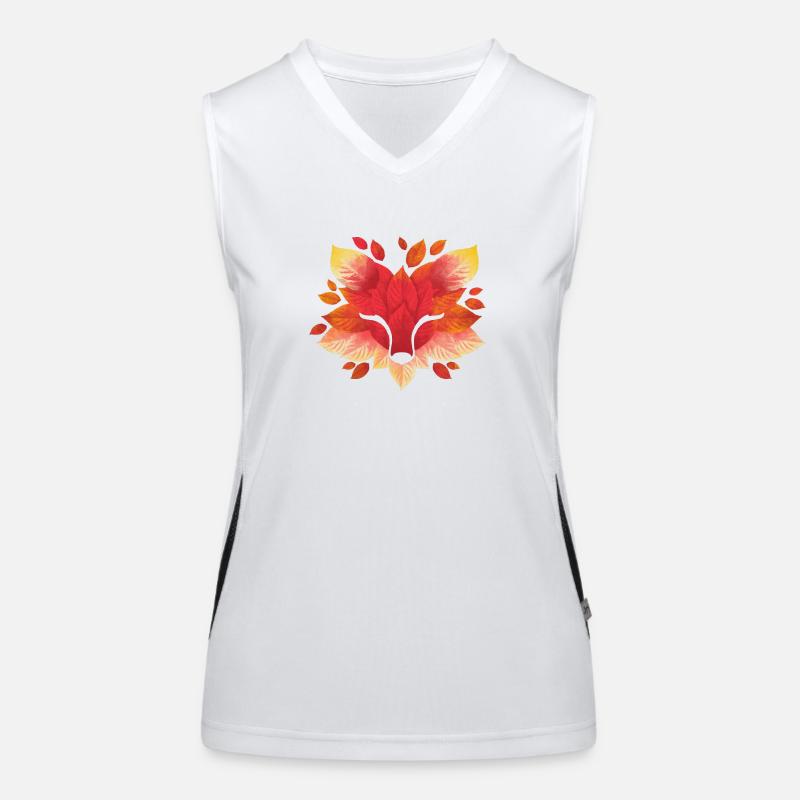 Fox leaf Women's Functional Contrast Tank Top