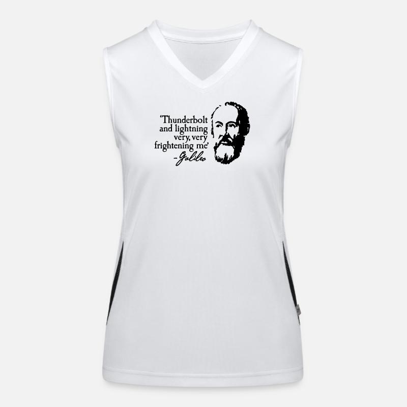 Galileo - Thunderbold and lightning very very... Funktionelles Kontrast-Tank Top für Frauen