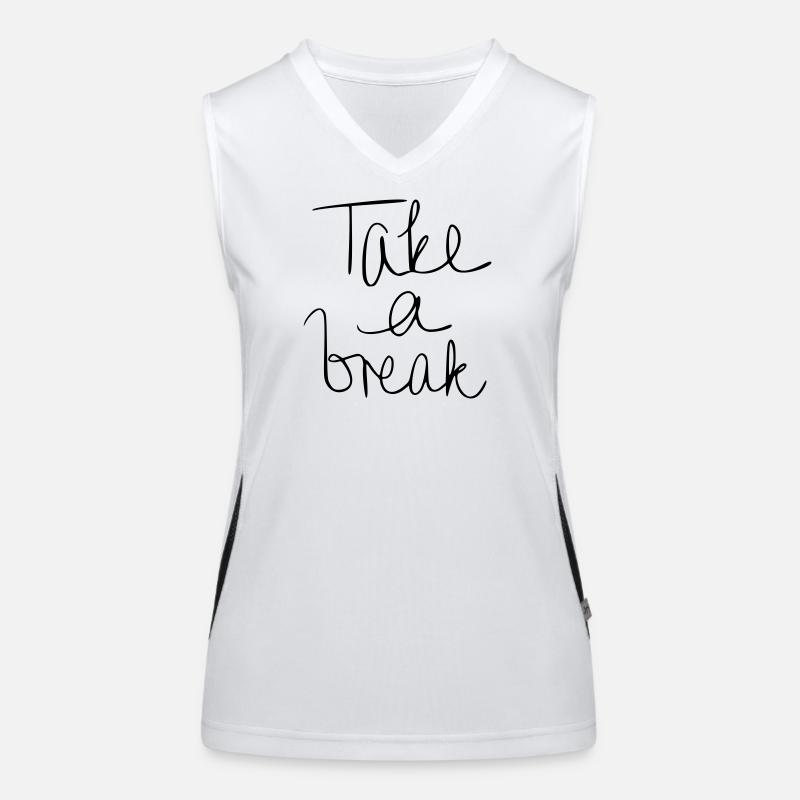 Take a break Funktionelles Kontrast-Tank Top für Frauen