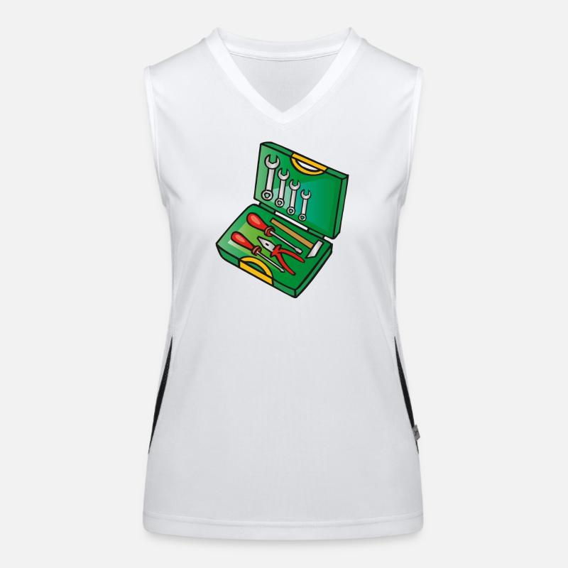 Werkzeugkiste | toolbox Funktionelles Kontrast-Tank Top für Frauen