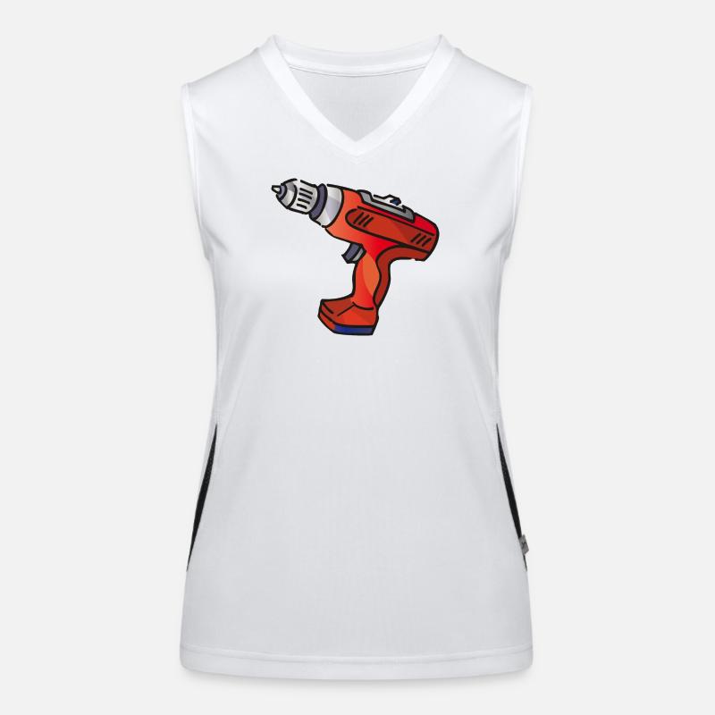 Drilling Machine | drill Women's Functional Contrast Tank Top