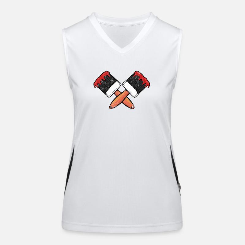 Painter Brushes Women's Functional Contrast Tank Top