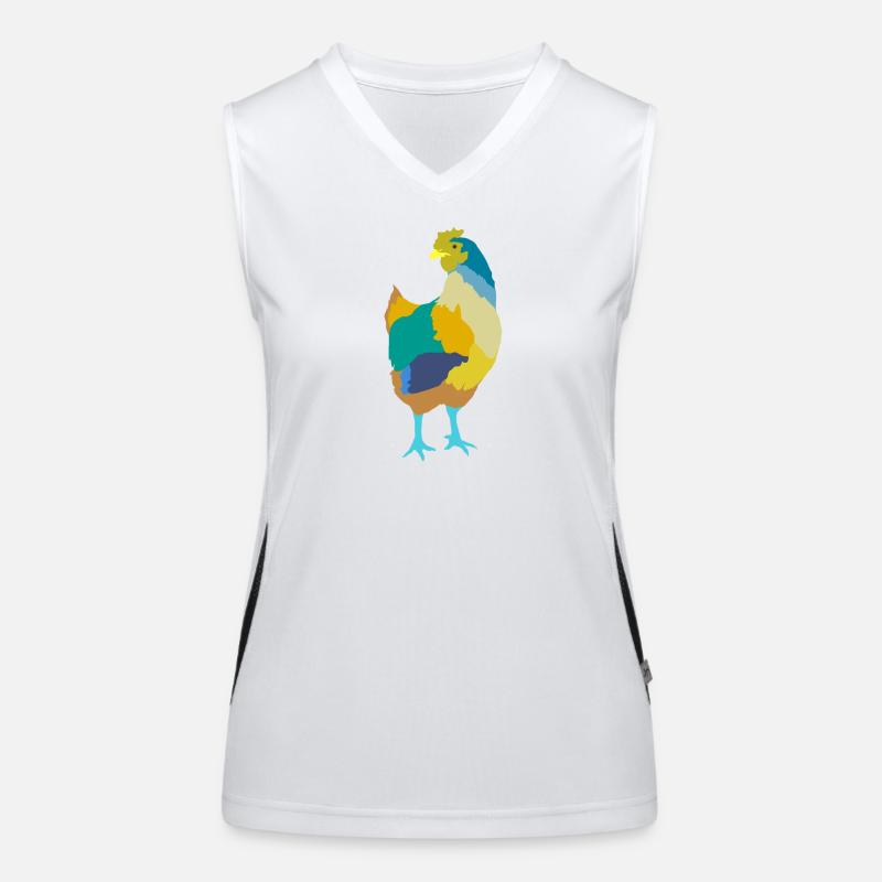 Poulet Débardeur respirant contrasté Femme