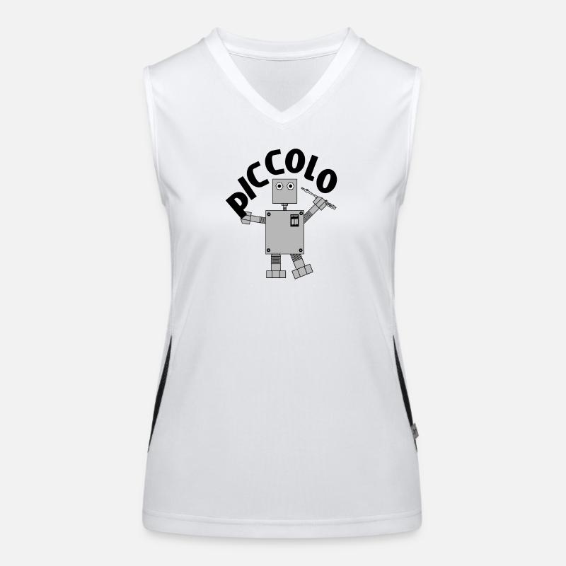 Piccolo Robot Text Débardeur respirant contrasté Femme