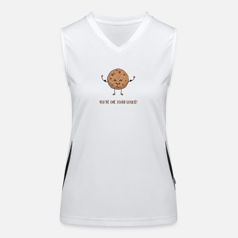 Cookie Funktionelles Kontrast-Tank Top für Frauen