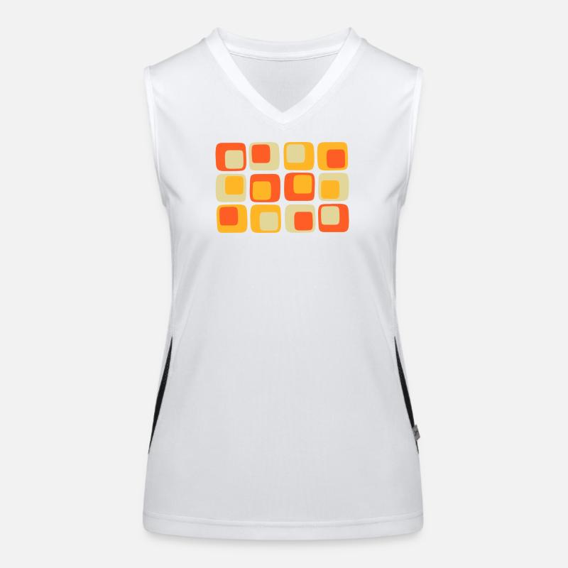 70s Pattern Women's Functional Contrast Tank Top