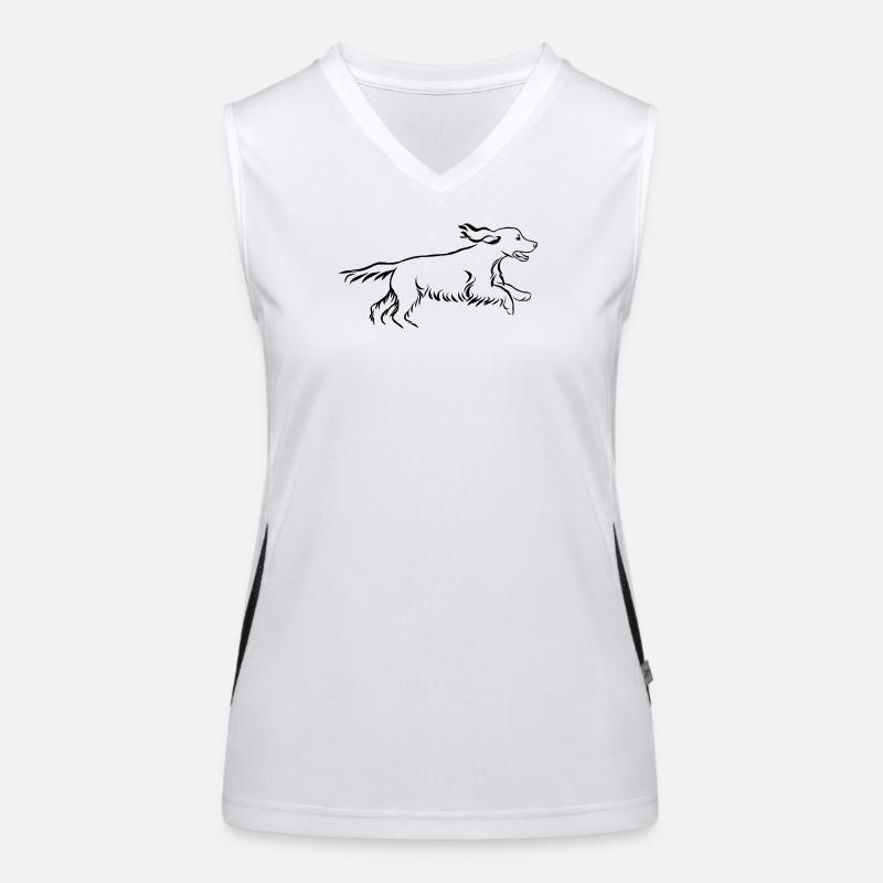 Cocker spaniel Women's Functional Contrast Tank Top