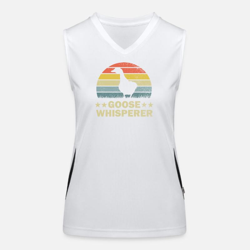 Gans Gänse Funktionelles Kontrast-Tank Top für Frauen