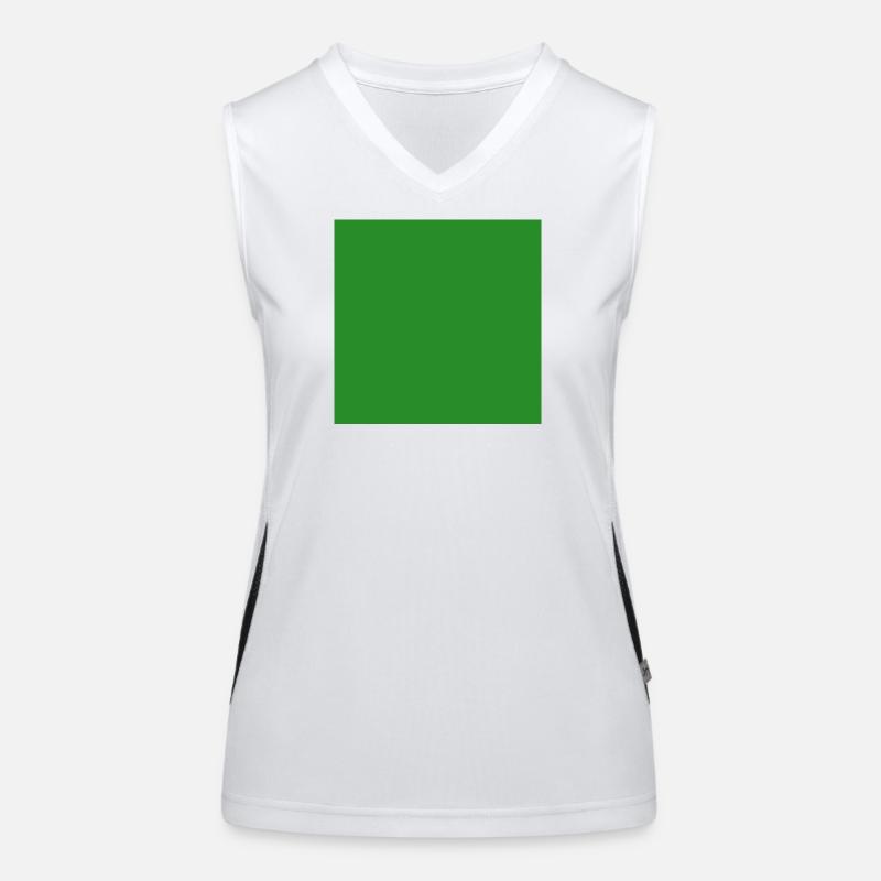 green background texture template personalize Women's Functional Contrast Tank Top